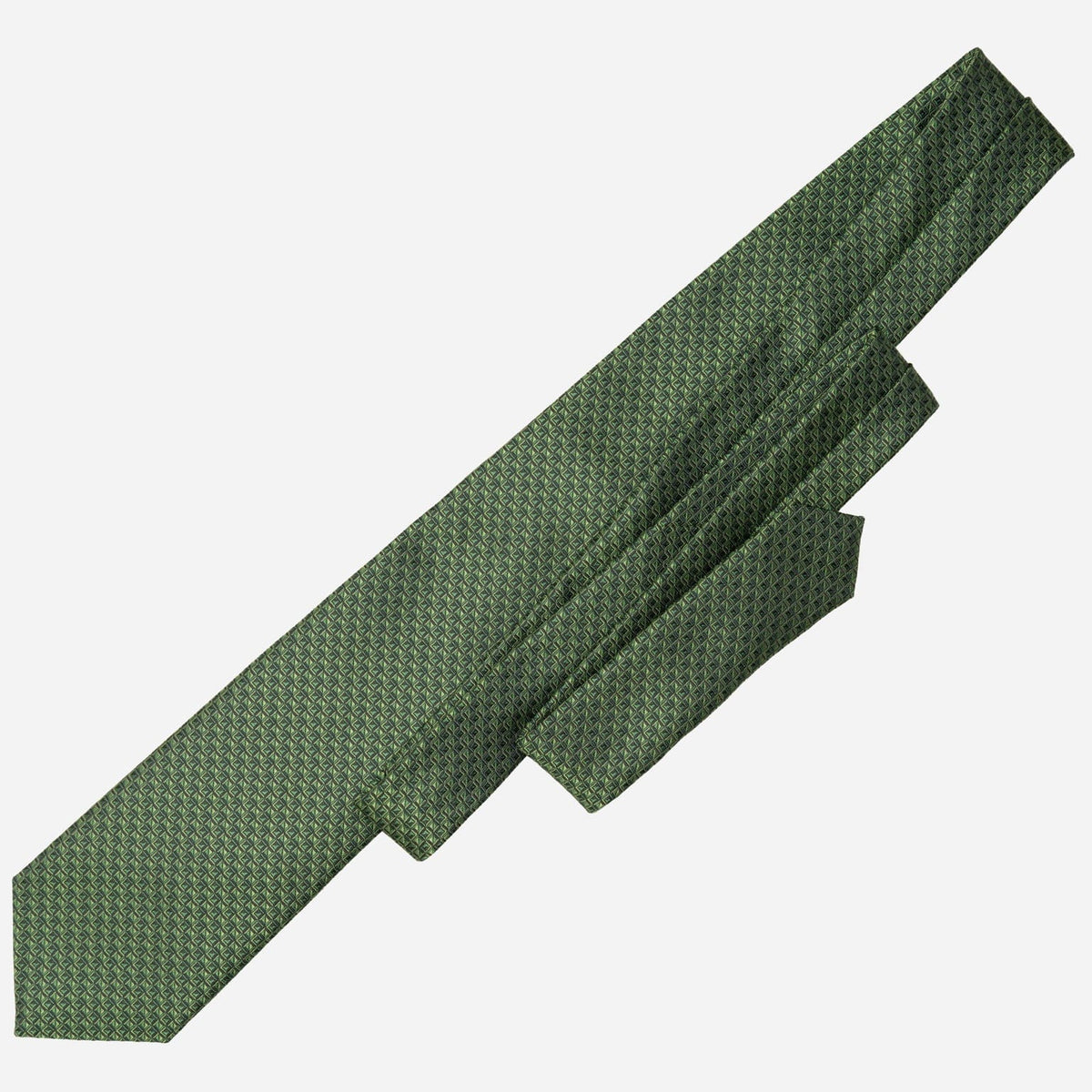 Men's Designer Italian Green Silk Tie