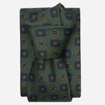 Green Madder Silk Designer Italian Tie