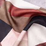 Brown Large Silk Pocket Square