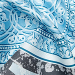 Light Blue Silk Italian Pocket Square