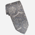 Misty Blue Handmade Italian Silk Tie
