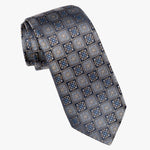 Designer vintage pattern handmade silk necktie