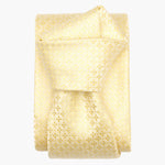 Men's Designer Italian Silk Tie Yellow