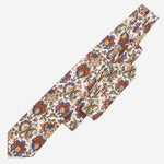 Cream Floral Italian Madder Silk Tie