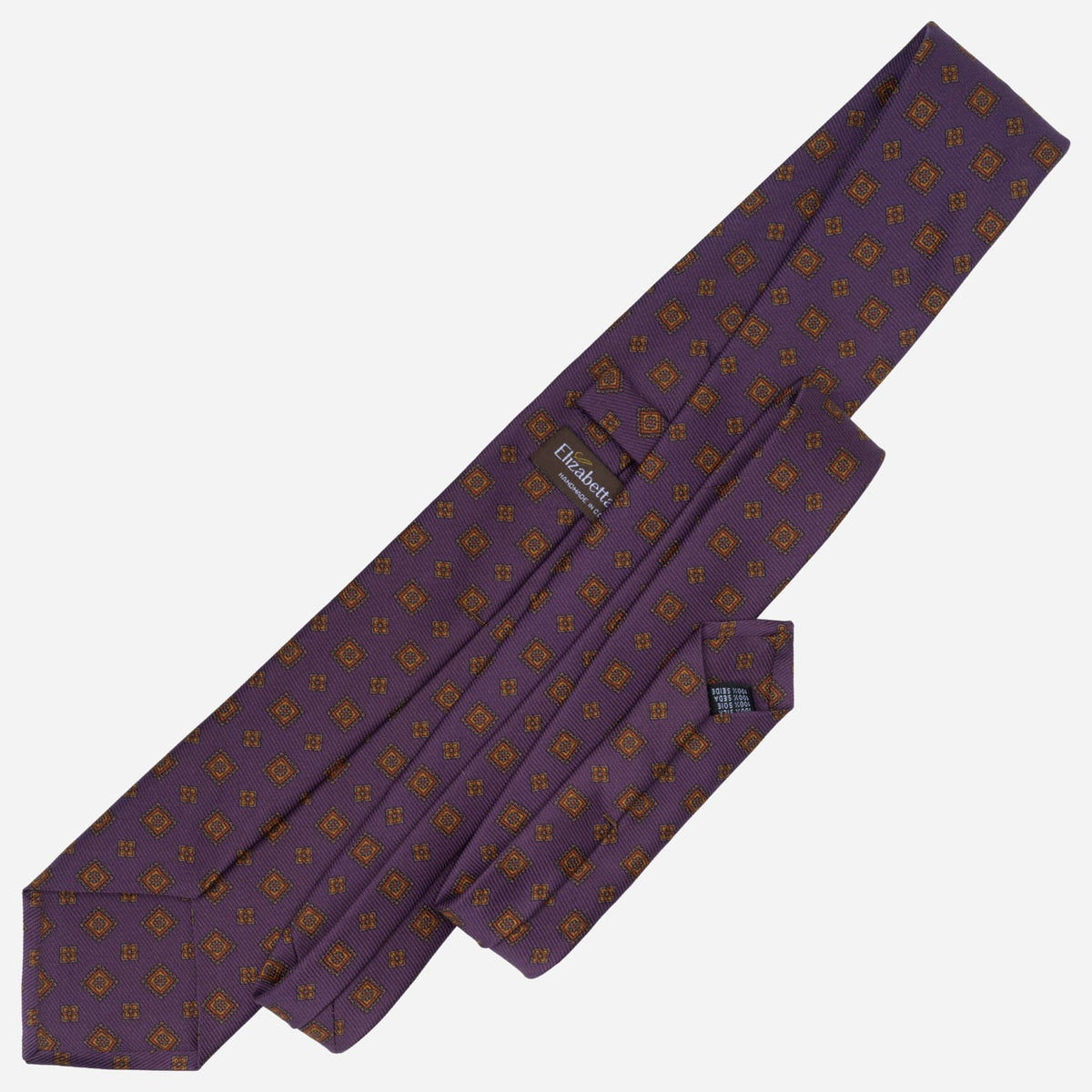 Purple Madder Silk Designer Italian Tie