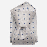 Grey Polka Dot Italian Handmade Silk Tie