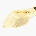 Men's Designer Italian Silk Tie Yellow