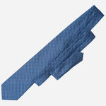 Men's Designer Italian Silk Tie Blue