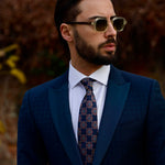 Luxury handmade Italian designer silk tie