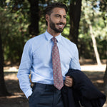 Raspberry Pink Handmade Italian Silk Tie