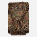 Italian Green Paisley Handmade Silk Tie