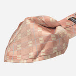 Peach Italian Designer Silk Tie for Men