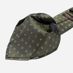 Men's Designer Italian Silk Tie Green