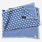 Men's Silk Bandana Neckerchief - Blue