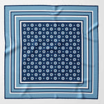 Luxury handmade Italian silk pocket square hand rolled