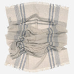 Beige Plaid 100% Italian Cashmere Scarf