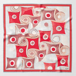 Luxury handmade Italian silk pocket square hand rolled