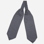 Nino - Ascot en soie gris anthracite