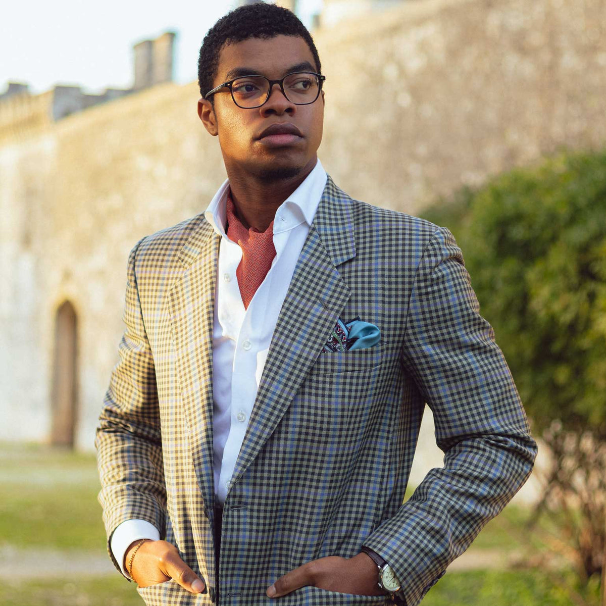 silk ascot cravat