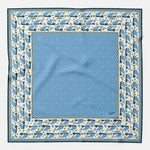 Light Blue Italian Silk Pocket Square