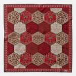 Luxury Italian Red Silk Pocket Square