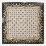 Light Grey Silk Pocket Square from Italy