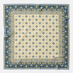 Italian Designer Silk Pocket Square Yellow