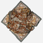 Terracotta Modal Cashmere Square Scarf
