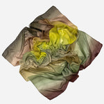 Green Modal Silk Square Scarf