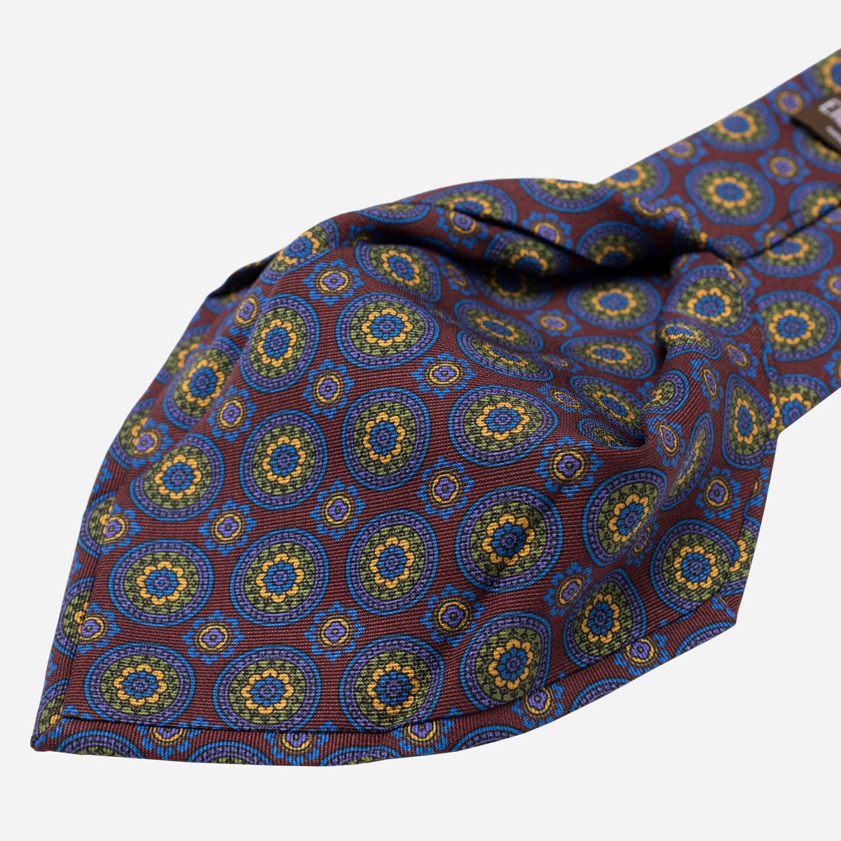 Burgundy Handmade Italian Silk and Wool Tie