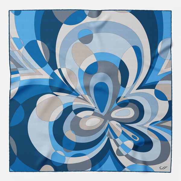 Women's Silk Bandana Blue