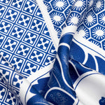 Men's Silk Bandana Neckerchief - Blue