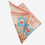 Orange Luxury Silk Italian Pocket Square