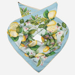 Sky Blue Italian Silk Square Scarf