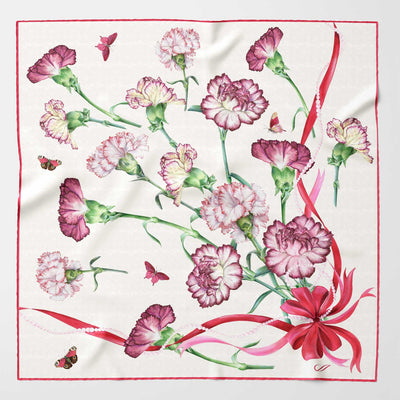 Ladies luxury handmade Italian silk bandana scarf