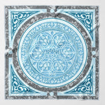 Light Blue Silk Italian Pocket Square