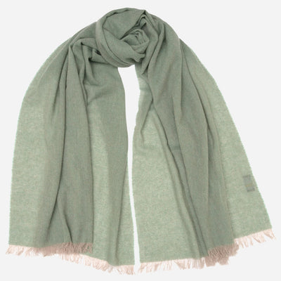 Sage Green Italian Cashmere Scarf
