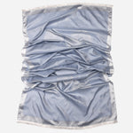 Sky Blue Silk Evening Shawl