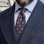 Best luxury Italian handmade burgundy silk ties