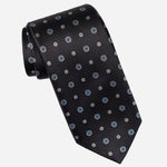 Dark Navy Italian Designer Silk Tie