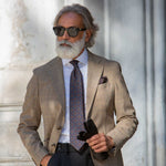 Madder silk handmade Italian necktie