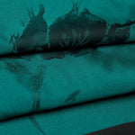 Emerald Green Italian Silk Satin Shawl
