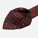 Men's Designer Italian Silk Tie Burgundy