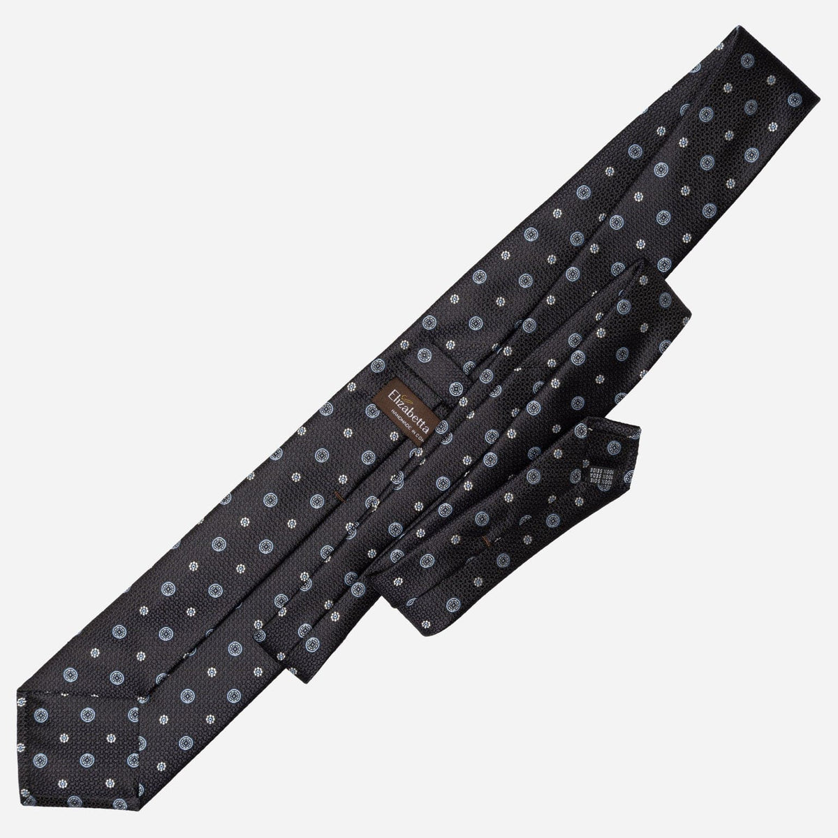 Dark Navy Italian Designer Silk Tie
