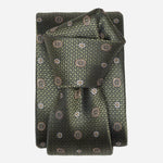 Men's Designer Italian Silk Tie Green