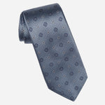Men's Designer Italian Silk Tie Sky Blue