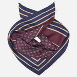 Burgundy Italian Silk Neckerchief