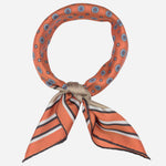 Tangerine Italian Silk Neckerchief