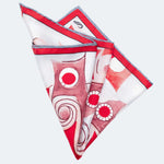 Red Luxury Silk Italian Pocket Square