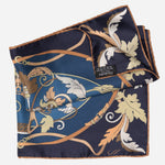 Women's Silk Bandana Midnight Blue